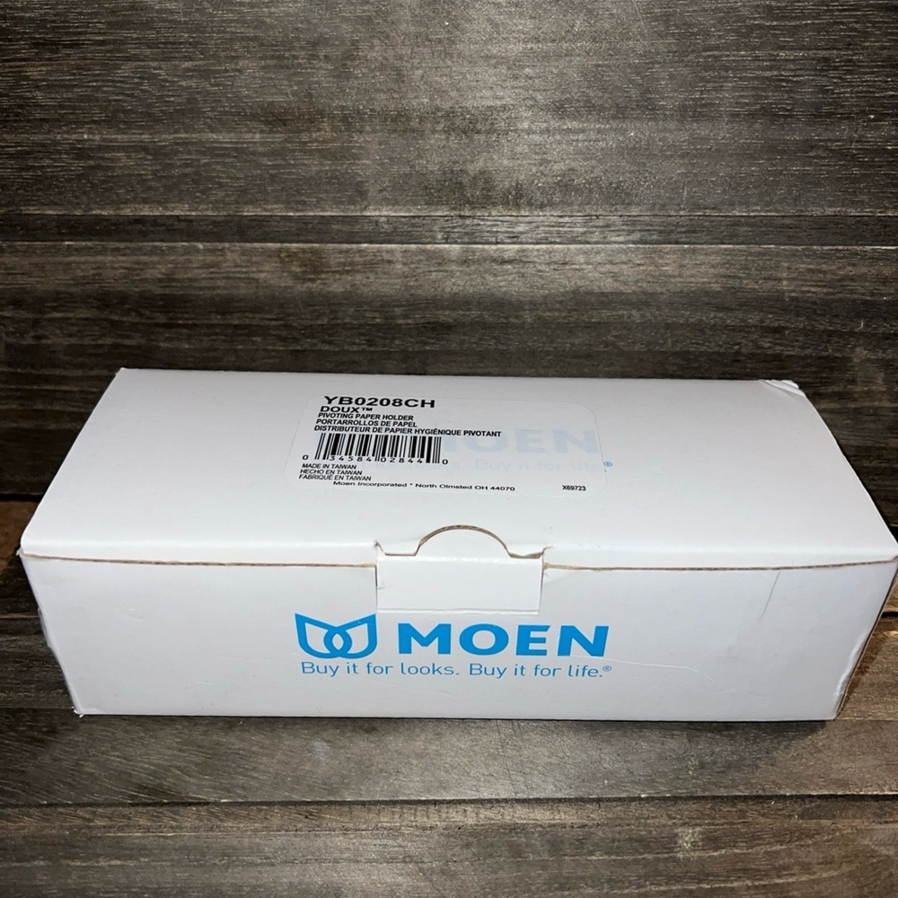 Moen Chrome Pivoting Toilet Paper Holder - Picture 2 of 8